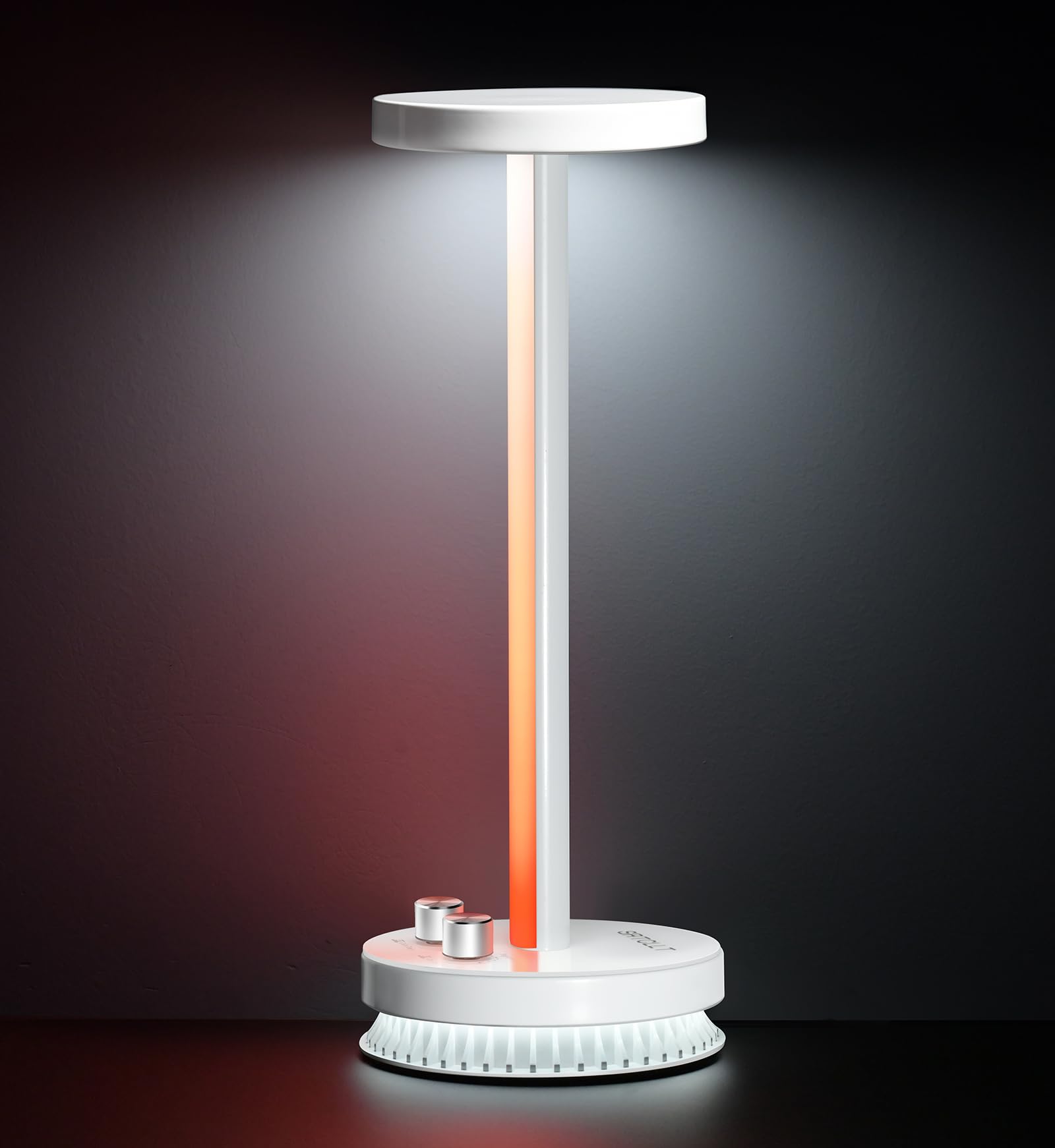 Cordless Table Lamp, Portable 10000mAh Rechargeable Battery Operated Bedside Night Light, 3 Color Dimmer Mood Sunset Sunrise Desk Lamps for Party/Camping/Bedroom/Couple Dinner/Indoor/Outdoor/Bar