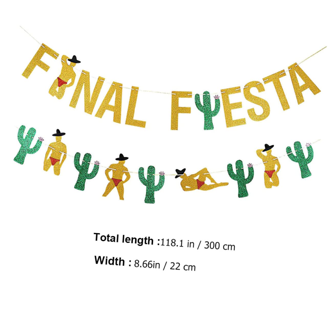 Abaodam 6 Piezas Decorativas Colgantes para Fiesta Mixta Banderines Mexicanos para Suministros Temáticos Cinco Mayo Cumpleaños Taco Cactus Guirnalda Decoración Decoración Feliz Fiesta