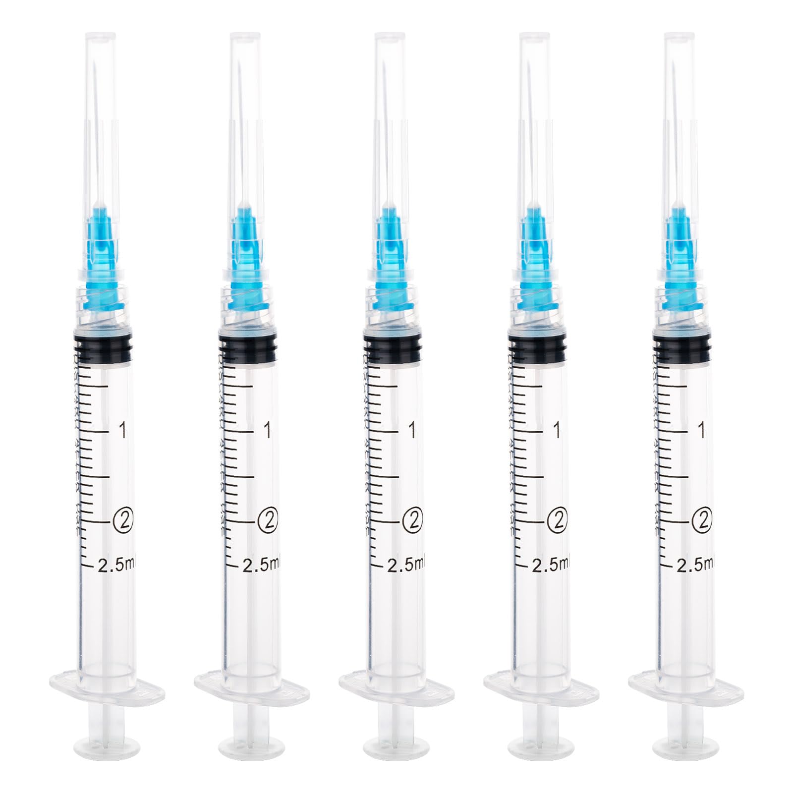 1ml Syringe, 1cc Luer Lock Syringes with 25G 1 inch Needle, for Lab Liquids Refilling , Individually Wrapped , 100 Pack — Amazon image 11