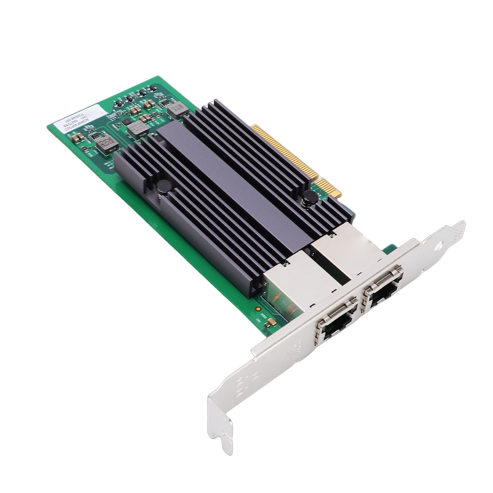 Fabater Podwójne Porty RJ45 Karta Sieciowa 10 Gb Niski Pobór Mocy Karta Sieciowa PCIE X8 dla Systemu Server z zaawansowaną technologią Zarządzania energią