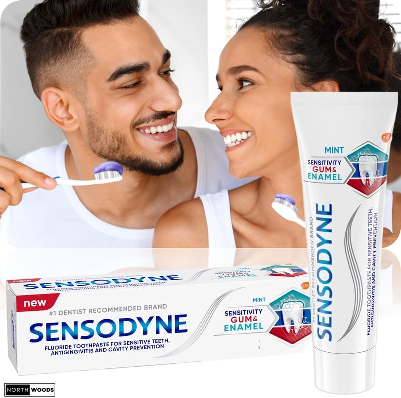 Sensodyne sensitivity and gum enamel toothpaste|dual action tooth paste for sensitive teeth and healthy gums 70gm