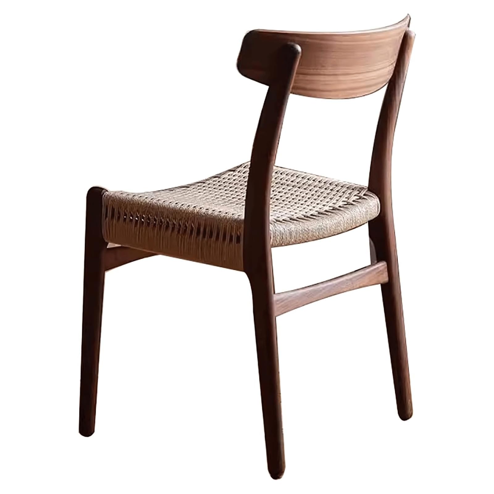Chaise de salle à manger en corde rétro pour repas cosy au salon