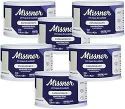 Esparadrapo Tape Impermeável Extra Flexível Branco 2,5 cm x 4,5 m - Kit com 6 Unidades