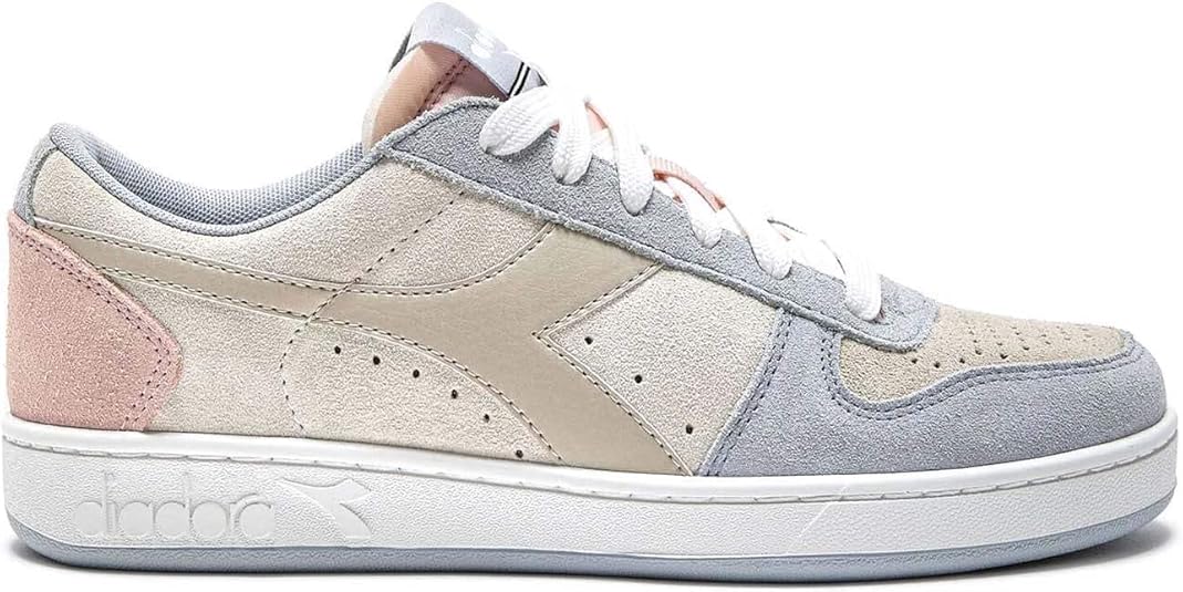 Diadora Women Magic Basket Demi Reptile Black White | De Schoenenfabriek