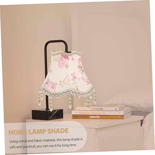 Miniatura 7 de Baluue Pequeño hotel europeo del reemplazo E27 de la lámpara de mesa de la vendimia de la perla de la pantalla