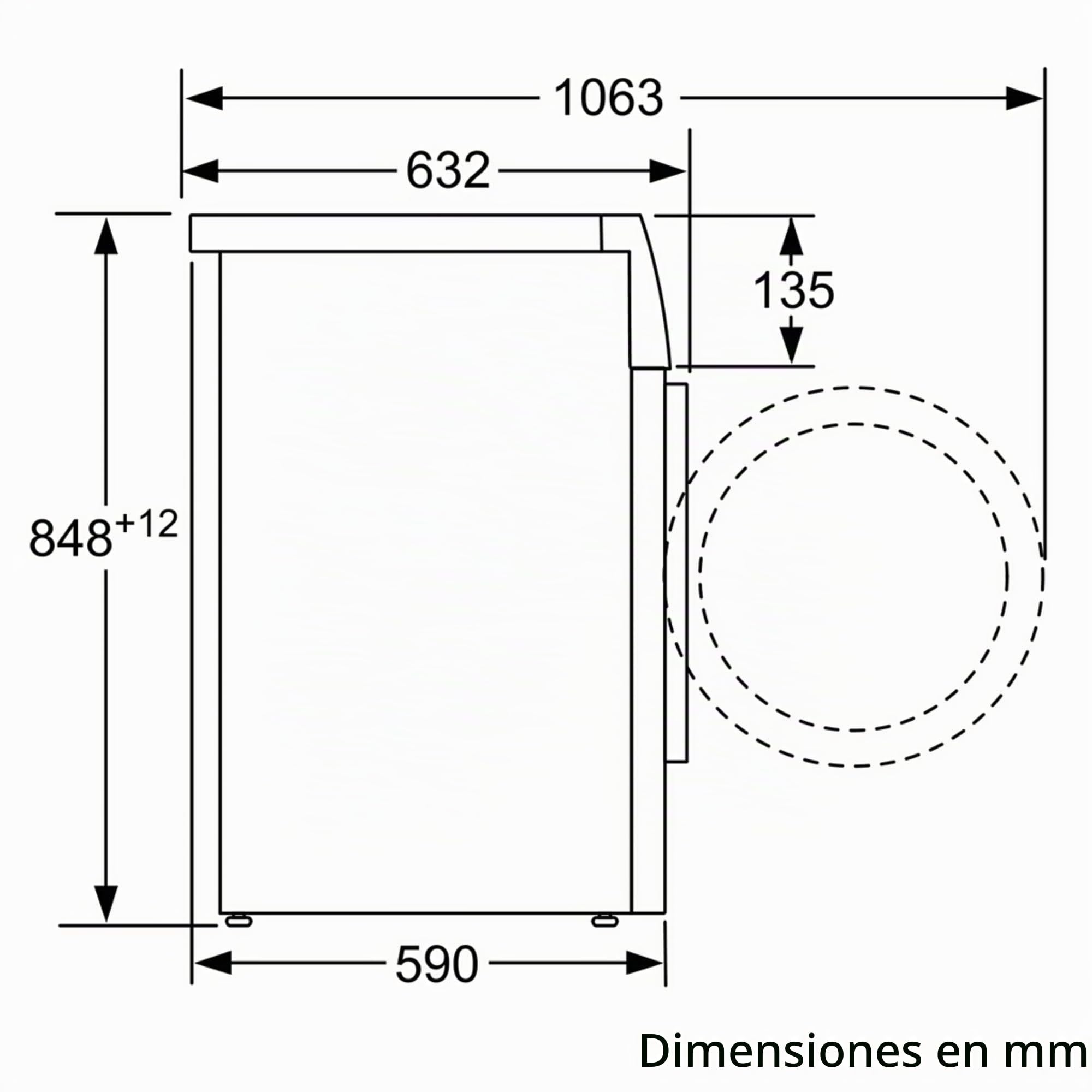 Bosch Elettrodomestici WGE03200IT Serie 2 - Lavadora de carga frontal, capacidad 8 kg, 1200 rpm, Hygiene Plus: lavado higiénico incluso a 40 °C, blanco, 60 cm