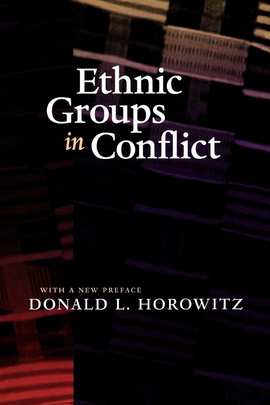 Ethnic Groups in Conflict Updated Edition With by Donald L. Horowitz PAPERBACK
