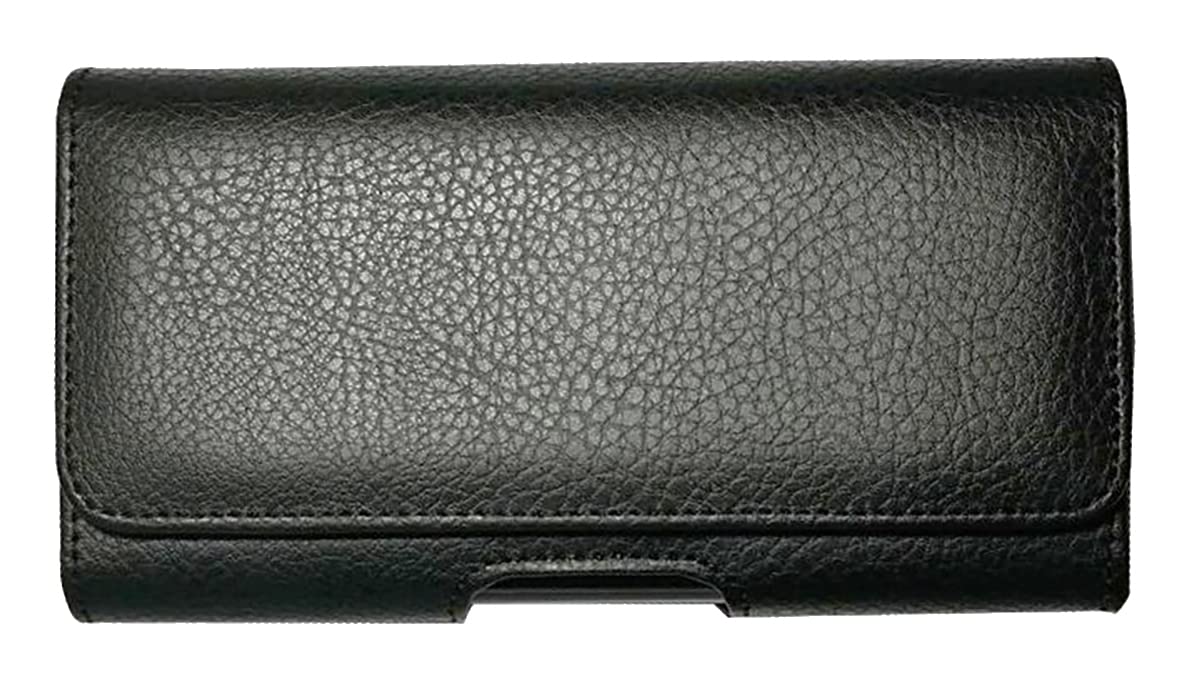 TDG® Dual Tone Faux Leather Pouch Holster Belt Clip Case with Belt Loop & Magnetic Flap Compatible for Apple iPhone Smartphones & Other Mobiles (Display 5.5 to 6.7 inches) (Brown, 5.5) 3