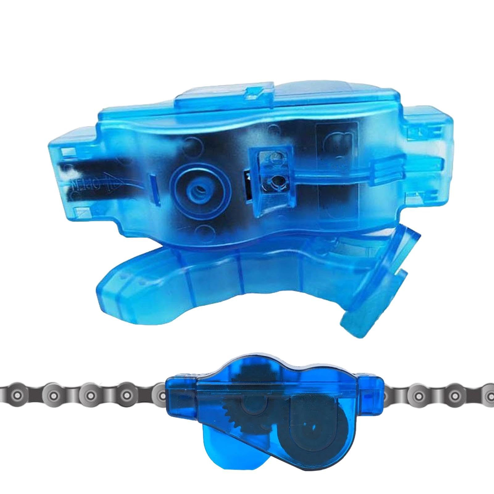 Park Chain Scrubber ? Rotating Chain Cleaning Tool | Portable Park Chain Cleaner for Bicycles, Mountain Bikes, Heavy-Duty Chain Scrubber with Degreaser, Effective Chain Maintenance Solution