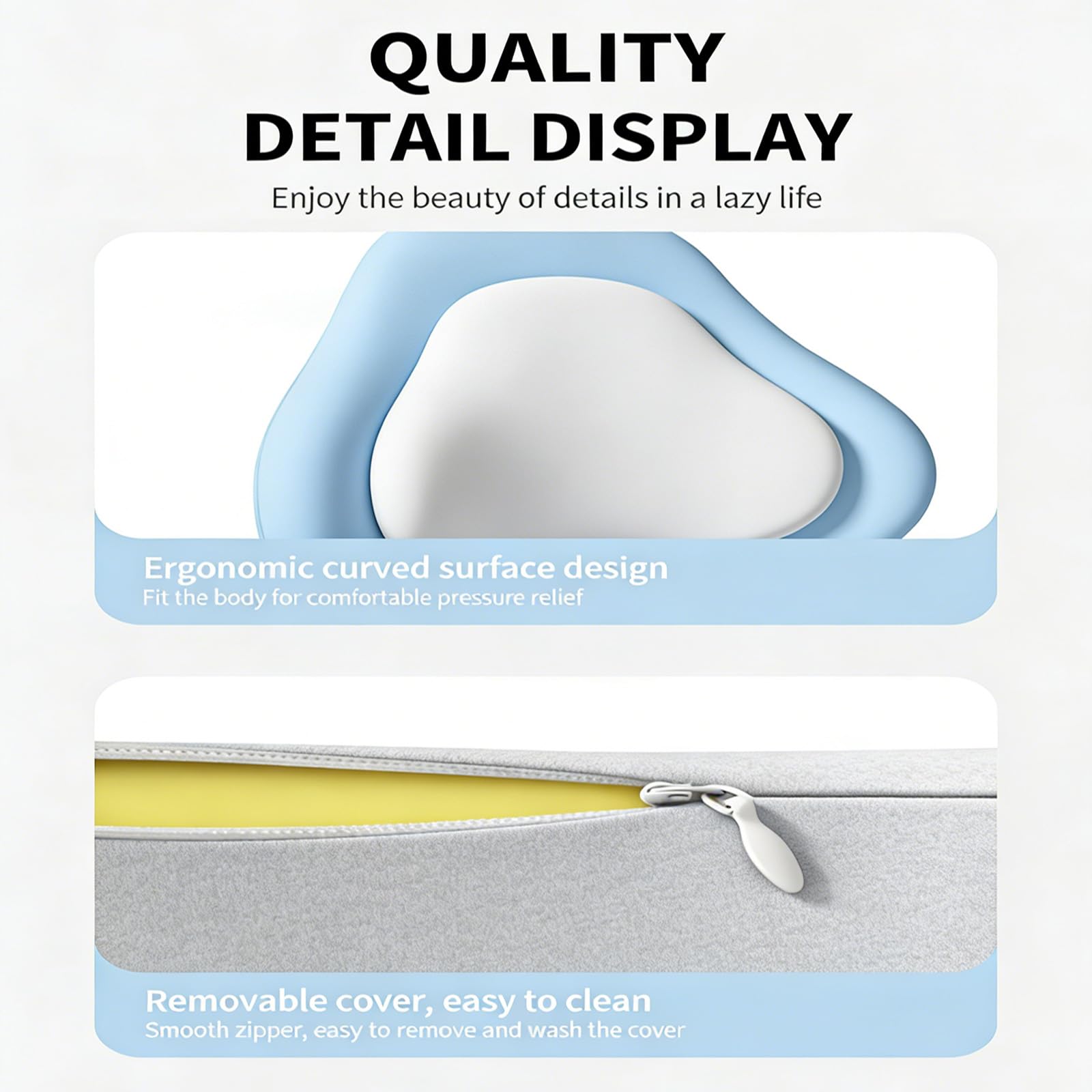 Cuscino lombare multiuso in memory foam per viaggi, casa, ufficio, auto, allineamento della colonna vertebrale e sollievo dal dolore, cuscino di supporto per la vita