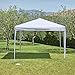 Baroni Home Gazebo da Giardino 3x3 m con 4 sacchi peso e Sacca di Trasporto, Tenda da esterno per eventi, feste e uso commerciale, Impermeabile, Pieghevole, Bianca