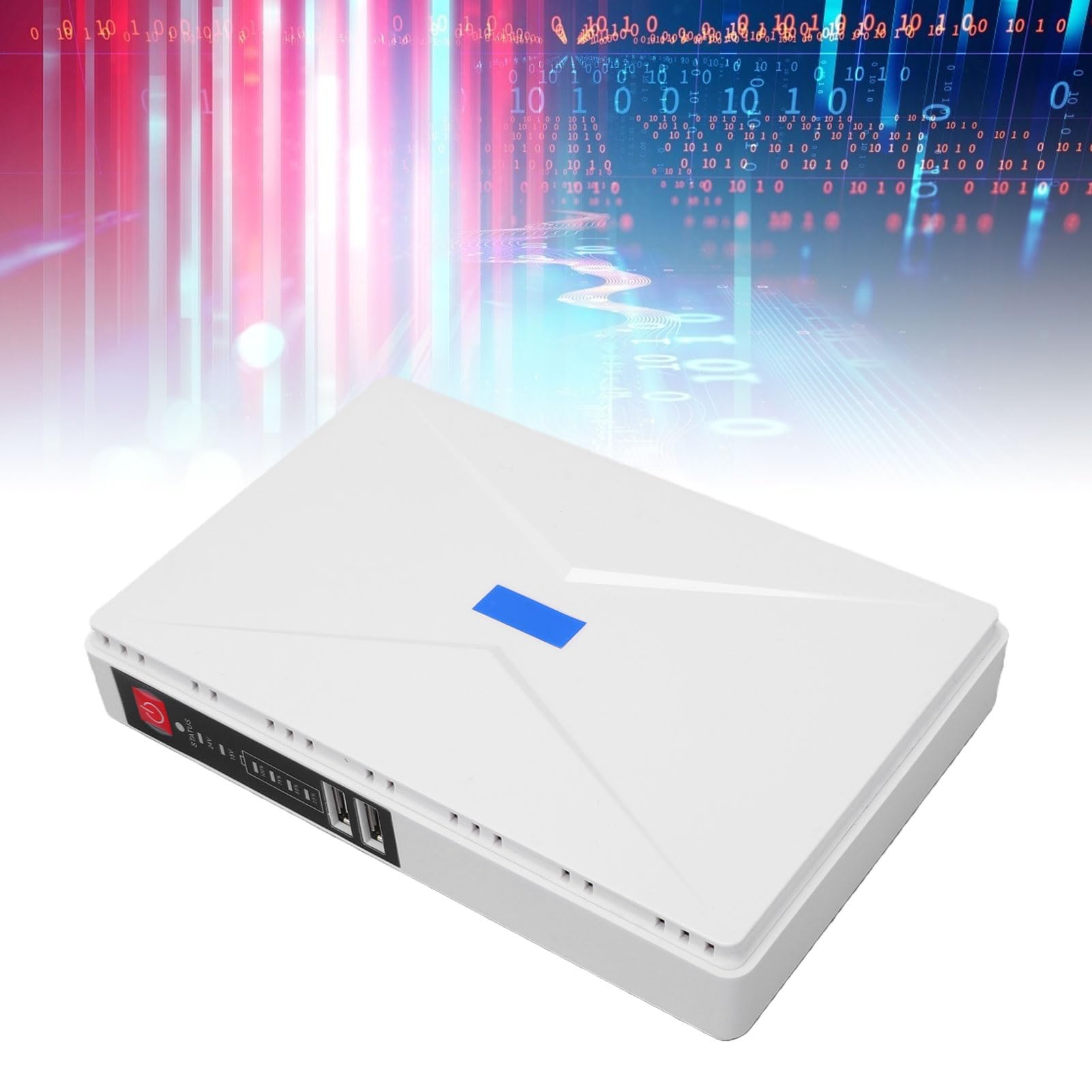 Mini UPS Batería de Respaldo Compacta Portátil Fuente de