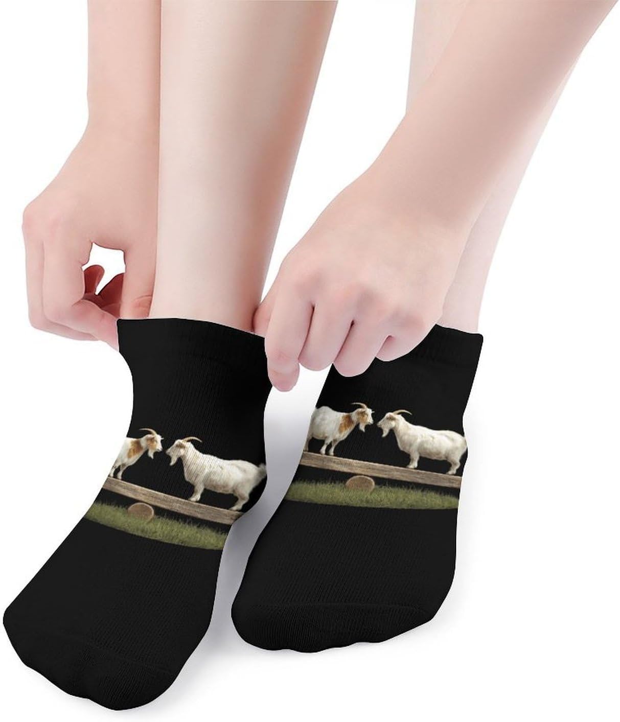 Goatses Bench Their Socks for Men Women 5 Pairs Ankle Socks