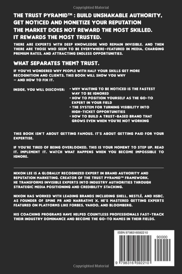 Trust: The Proven System to Build Undeniable Authority, Command Premium Prices, and Become the Go-To Expert in Your Field image 3