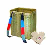 竹製カゴ 楽天市場】コッパワークアンドアート手付櫛目角かごW18×D18.5