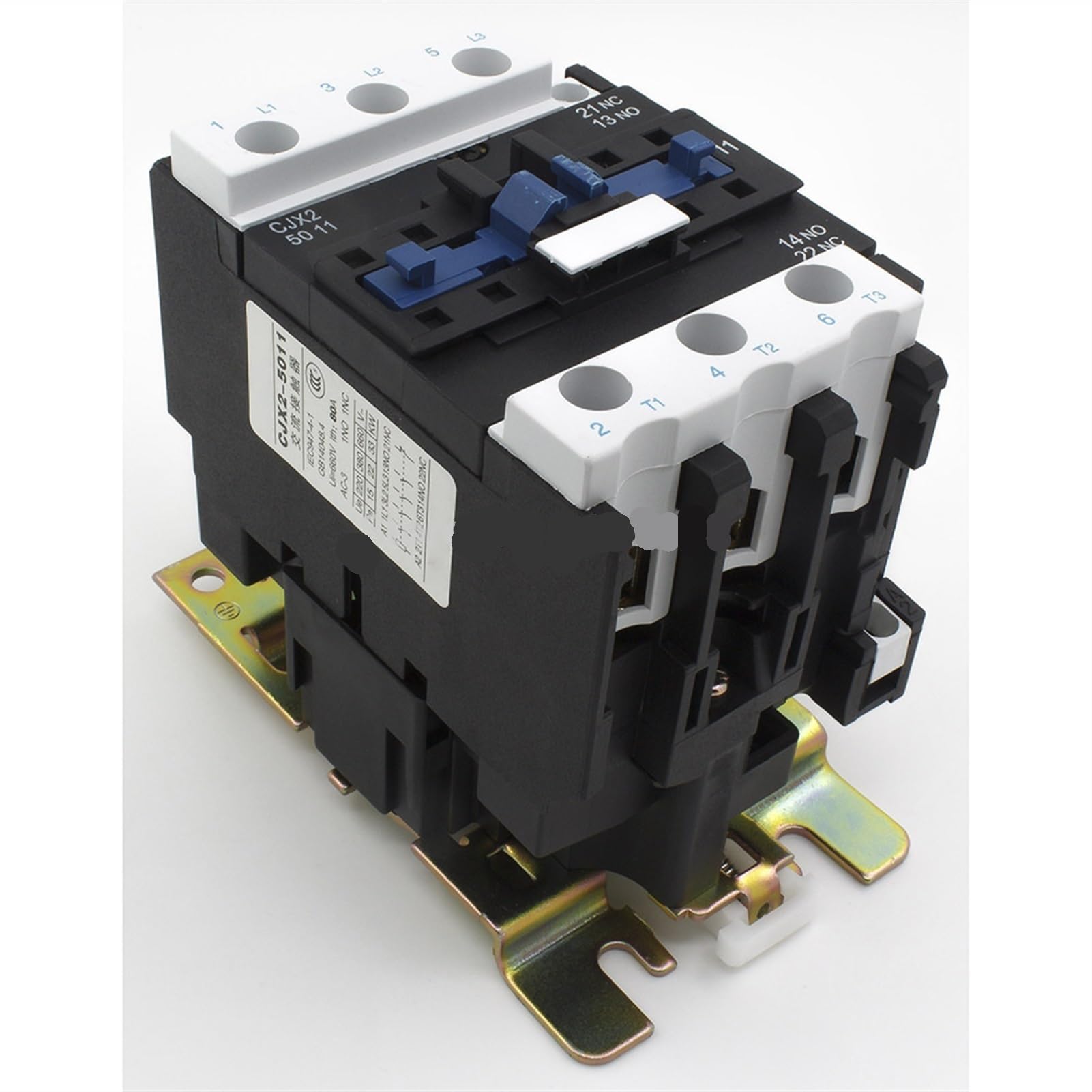 Contactor CA DoméStico Modular, 50A 3P NO + NC CONTACTOR CJX2-50 LC1-D50 Series Contactor 220V 380V 110V 48V 36V 24V(48V)