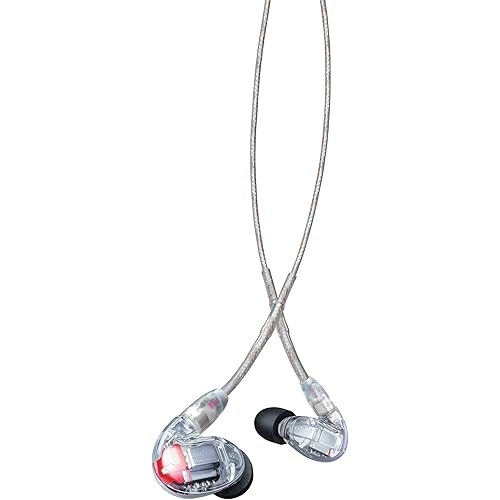 Shure SE846 Pro Gen 2 Wired Earbuds with Secure Fit, Hi-Def 4 Drivers, Upgraded Sound Filters, Durable Quality - For Professional Sound