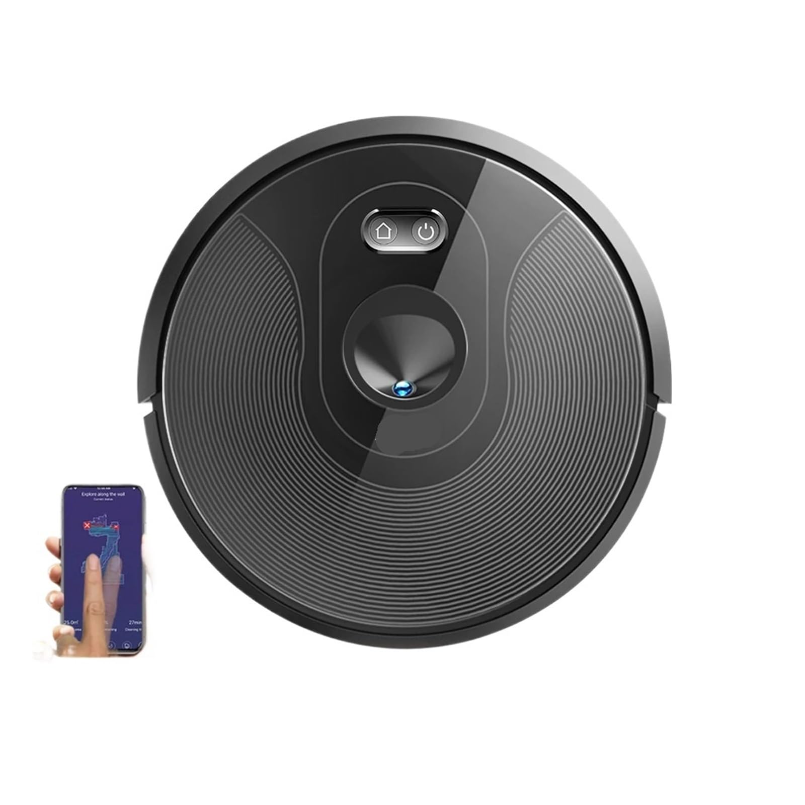 EWsdsfs X6 Robot Vacuum Cleaner, Visual Navigation,APP Virtual Barrier,6000PA Suction,Smart Home Mop,Floor Carpet Washing Appliance