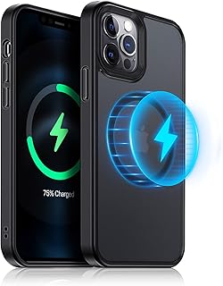 Meifigno Magnetic Case Designed for iPhone 12 Pro Max Case, [Military Grade Protection & Compatible with MagSafe], Translu...
