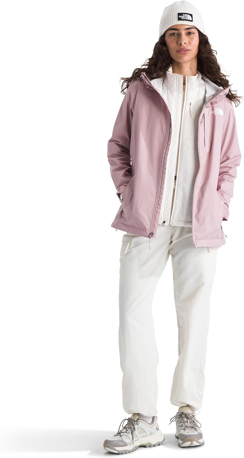 THE NORTH FACE Women's Alta Vista Rain Jacket | 3 Piece Hood With Adjustable Cinch-cord, Waterproof, Breathable