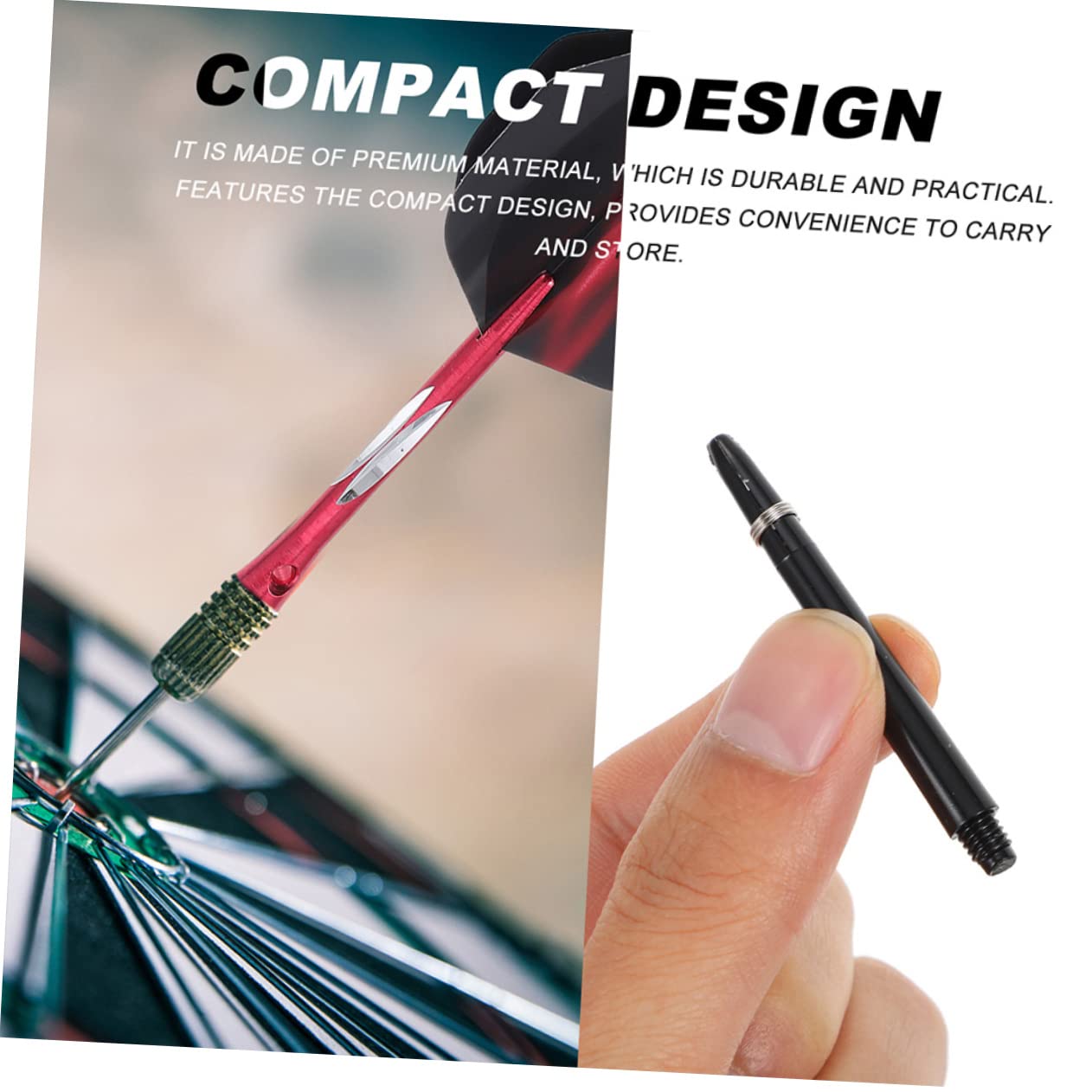 Yardwe 200 Sets Perfect Replacement for Soft Tip Shafts Slim Flights Professional Rods 2ba Groove Lightweight Durable Nylon