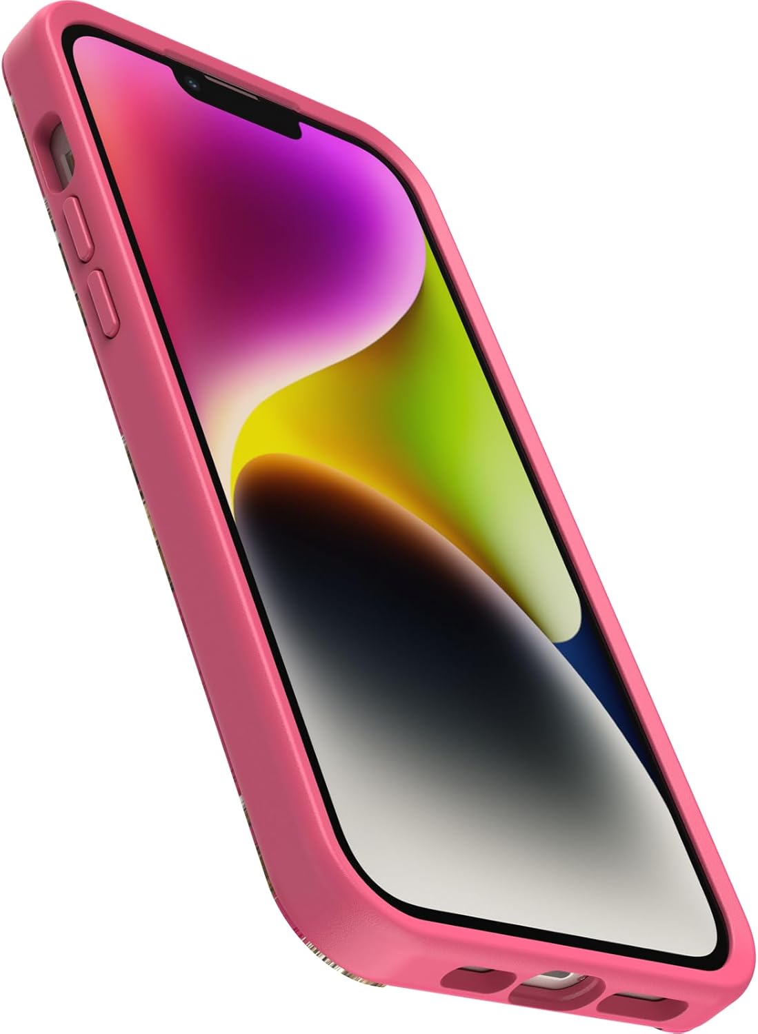 OtterBox iPhone 15 Plus and iPhone 14 Plus Symmetry Series Case - Realtree Flamingo Pink (Camo) (GEN 2), Snaps to MagSafe, Ultra-Sleek, Raised Edges Protect Camera & Screen