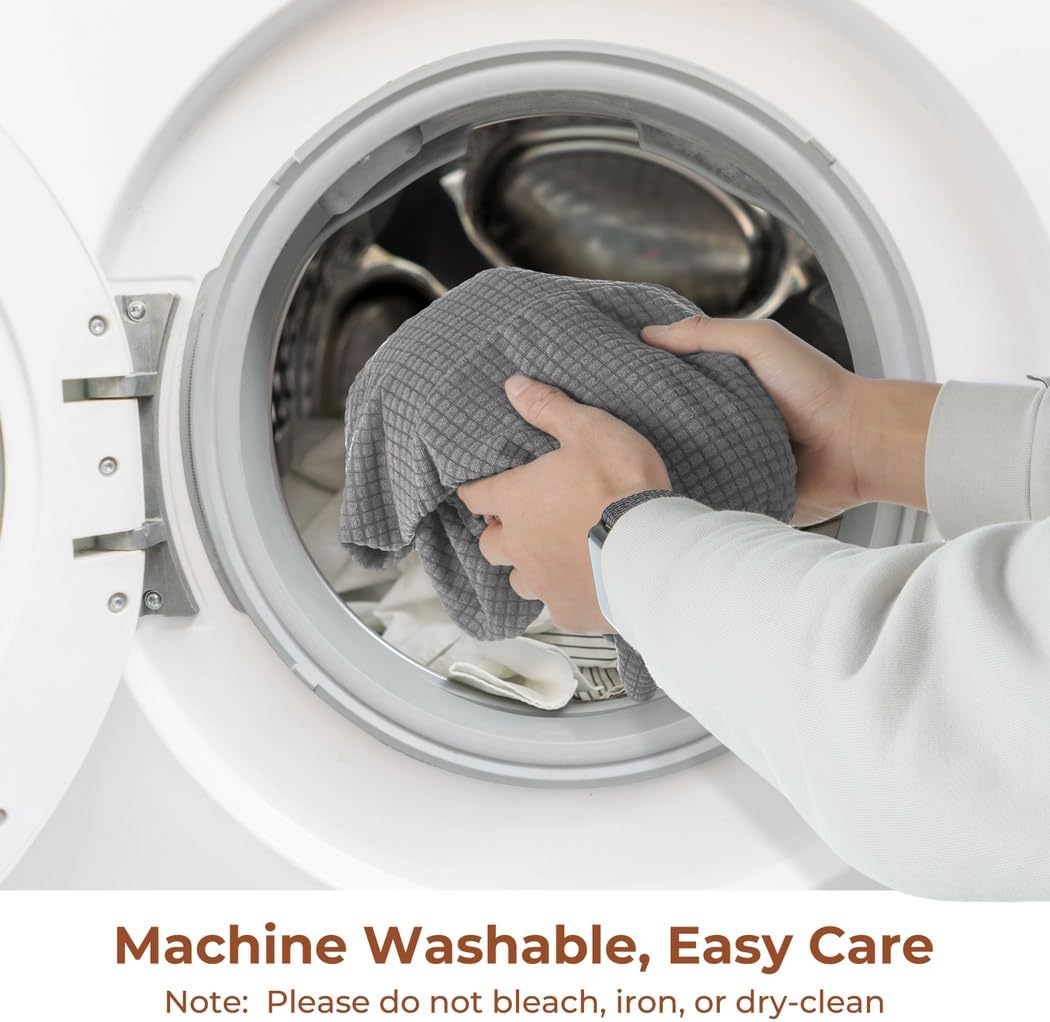 Elastic Rv Camper Bench & Backrest Cushion Covers, Universal Fit & Machine Washable, Stretchy Camper Loveseat Sofa Protectors, 2 Pcs Rv Dinette Cushion Covers