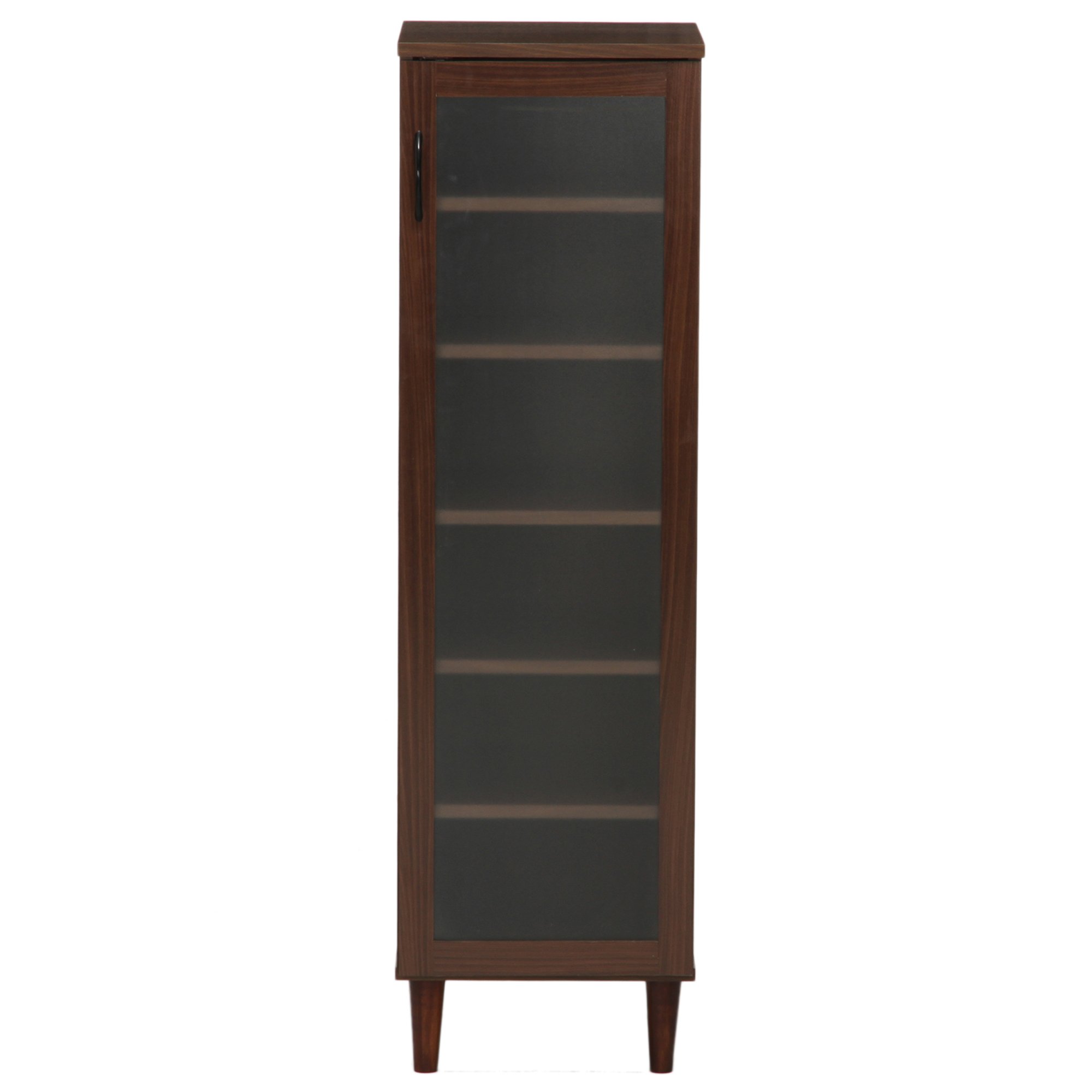 Amazon｜不二貿易 食器棚 高さ136.5cm ダークブラウン アルト96606
