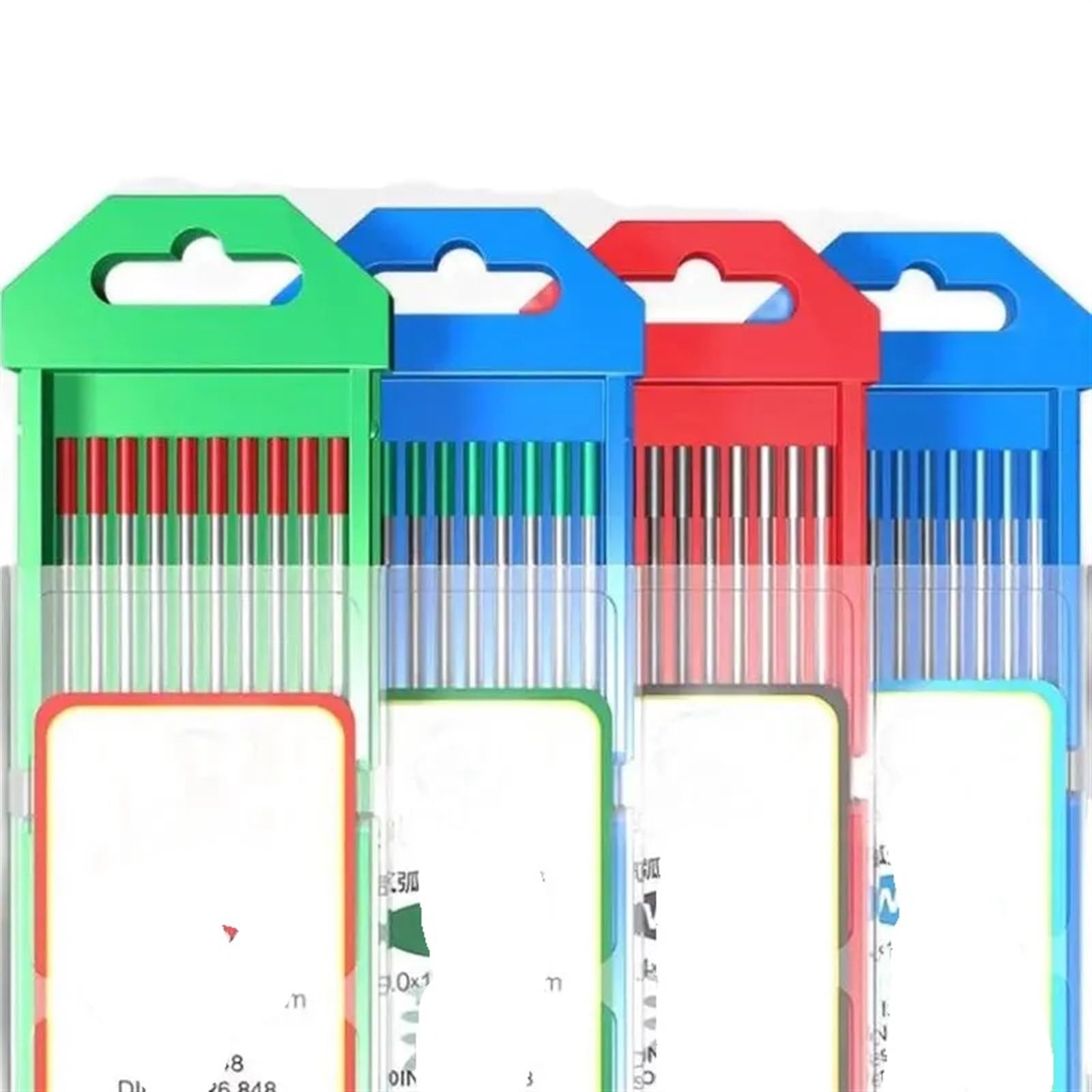 Varilla De Soldadura Varillas de Soldadura de tungsteno TIG WL15 WES WC20 WP WY20 WT20 WZ8 WL20 Electrodo de wolframio Electrodos para Soldar(WL20 Blue,1.6x150mm 10pcs)