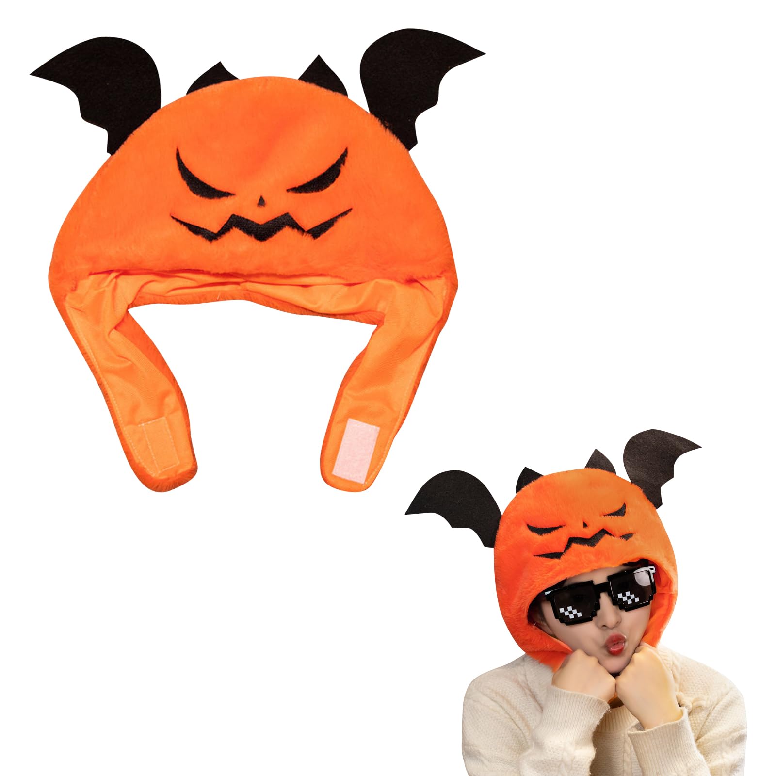 カチューシャ・被り物・帽子 3ihl6ooo Amazon.co.jp: [BEAUTY PLAYER] ハロウィン 被り物 カボチ 帽子