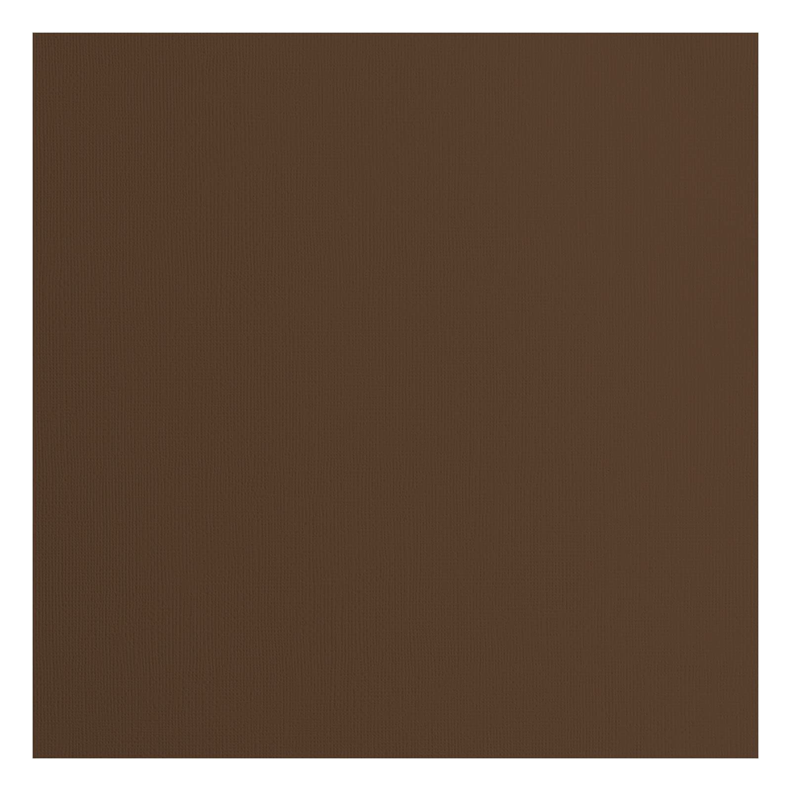 Vaessen Creative Florence Cardstock Papier, Braun, 216 Gramm/m², Quadratisch, 30,5 x 30,5 cm, 20 Stück, Textur, für Scrapbooking, Kartenherstellung, Stanzen und andere Papierbasteleien