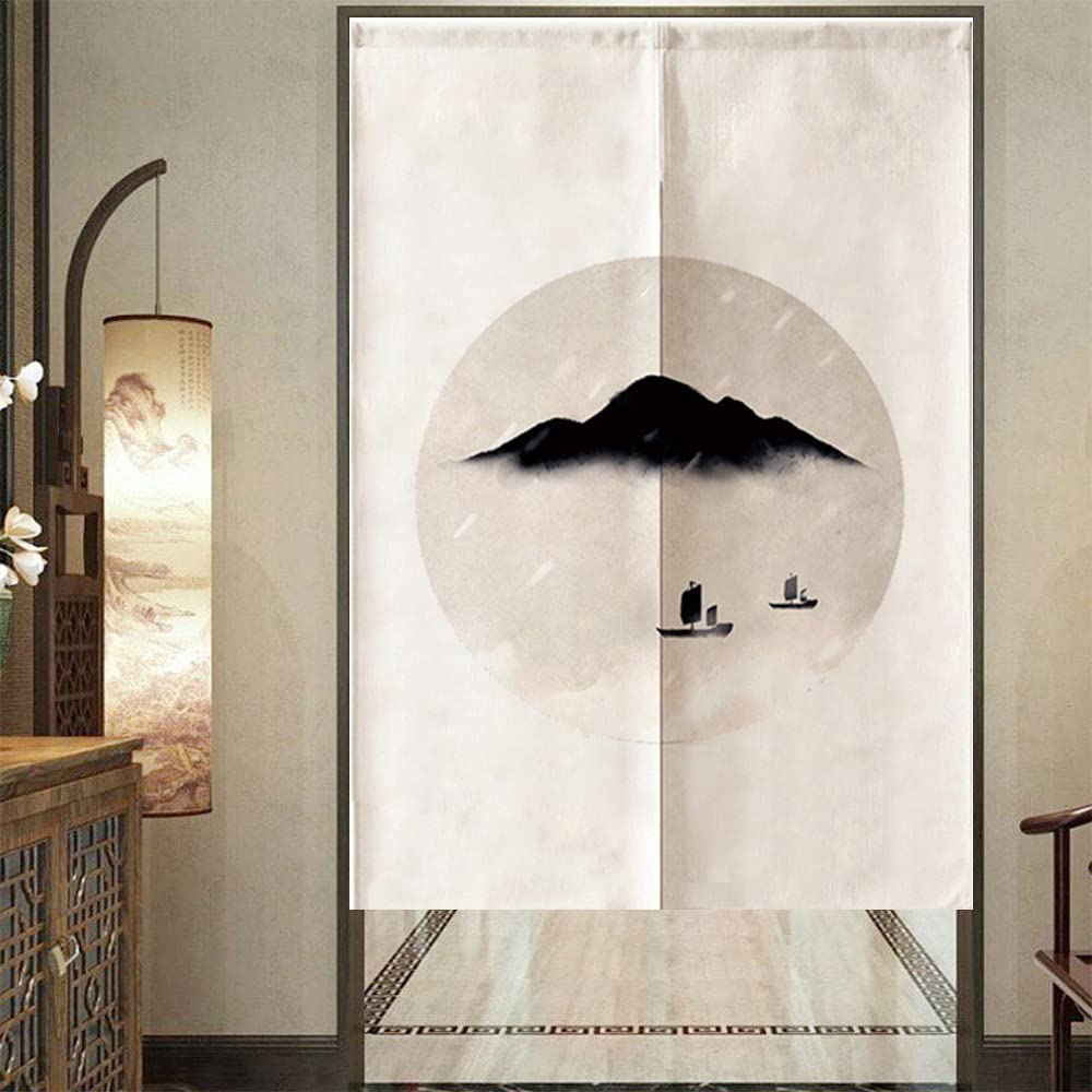 Oduo Giapponese Noren Tenda Per Vellutino,Tende Divisorie Lunga Arazzo Anteriore Tappezzeria Giapponese Della Porta Tenda Per La Decorazione Porta - 7