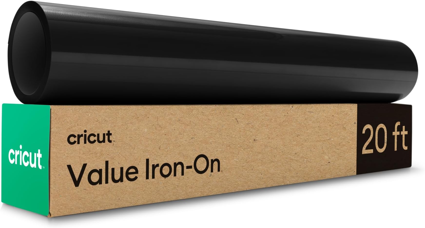 Value Iron-On, Black (12 in x 20 ft)- HTV Heat Transfer Vinyl