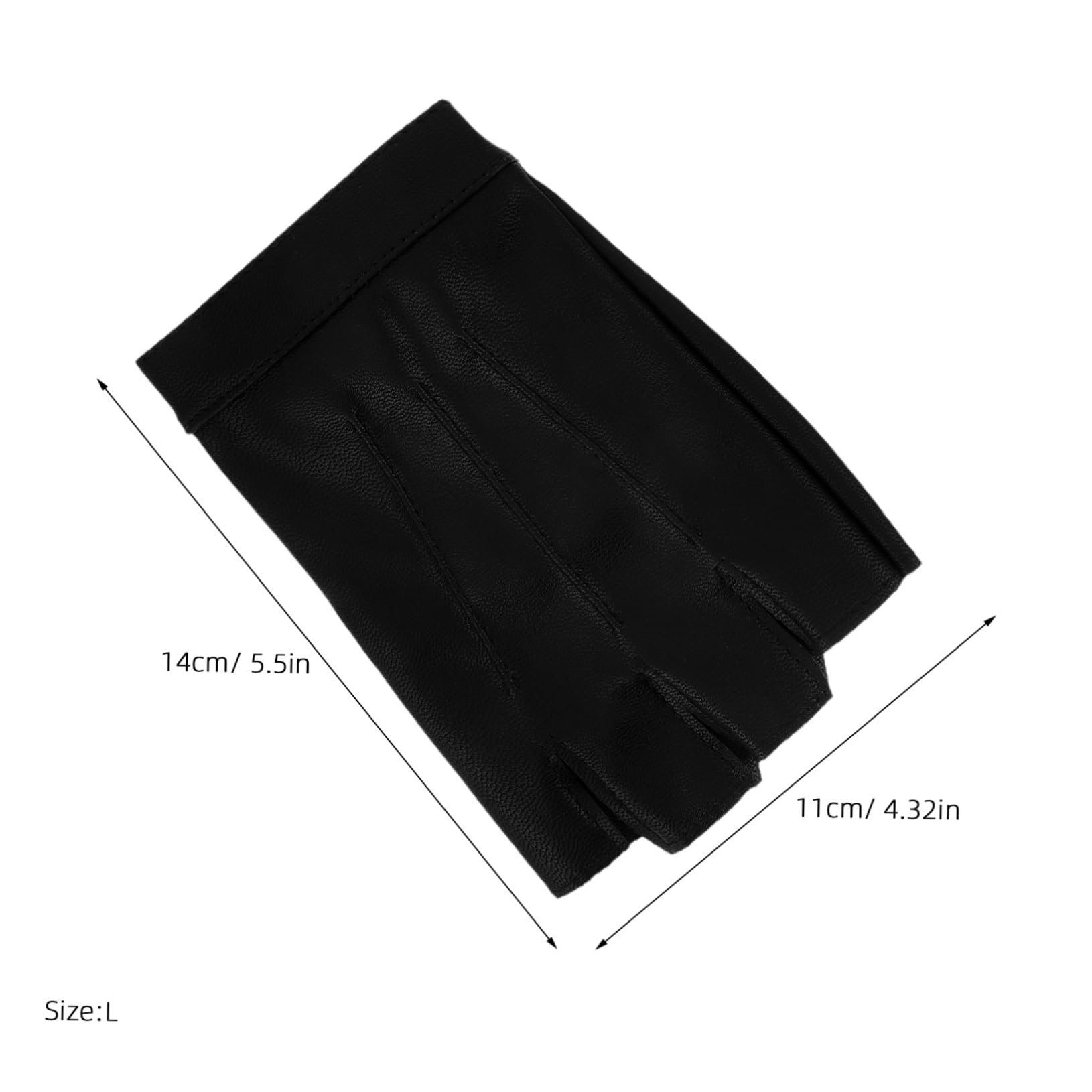 Beavorty Half Finger Gloves Biking Gym Workout Outdoor Cycling Motorcycle Weightlifting Fitness Fake Leather Bike Gloves