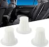 Washable Filter Compatible with For Mini Wireless Vacuum Cleaner for Routine Maintenance and Sustained Particulate Filtration (3 PACK)