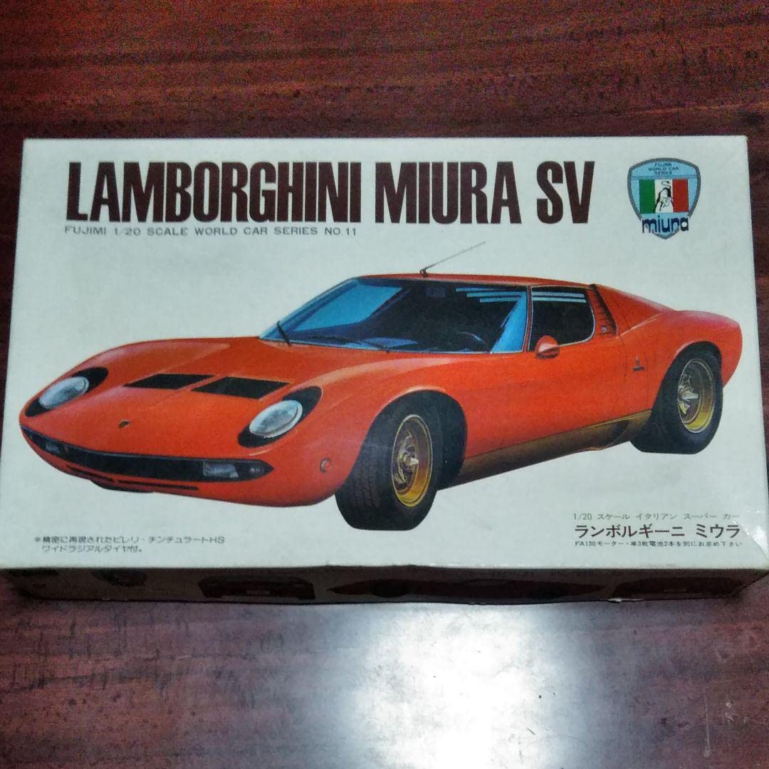 Amazon | フジミ模型 ランボルギーニ ミウラ1/20 | ミニカー・ダイ 