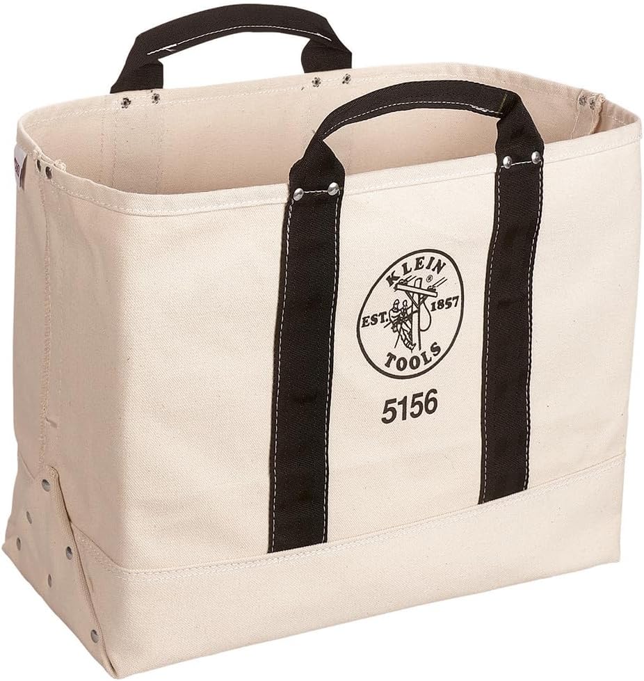 Klein Tools 5156 Canvas Tool Bag, 19-Inch