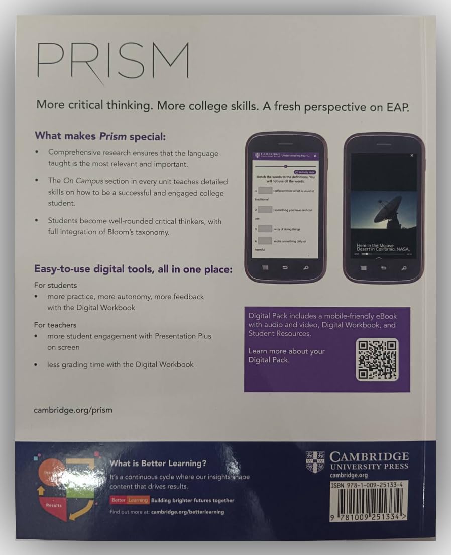 Prism Level 4 Listening & Speaking Book + Digital Pack