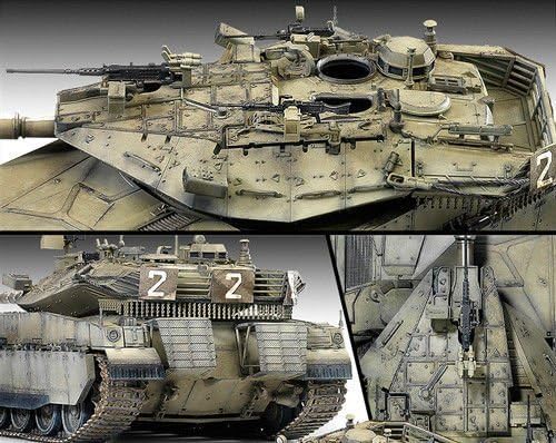 Brand new ACADEMY 1/35scale model kit Merkava Mk.IID 13286 image 3