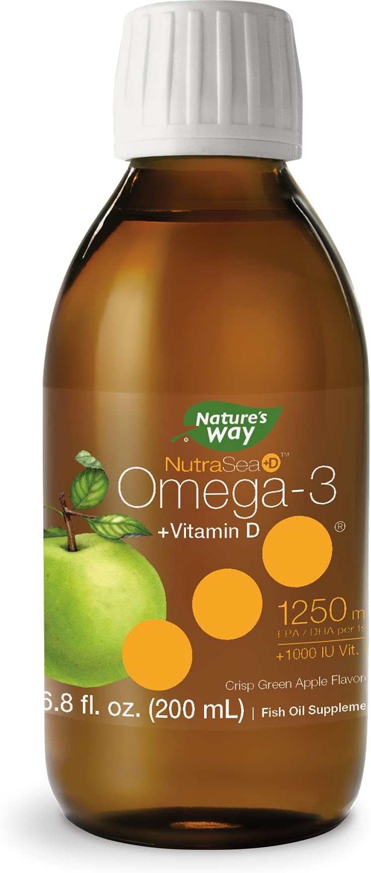Nature's Way NutraSea+D Fish Oil Supplement Omega3 and