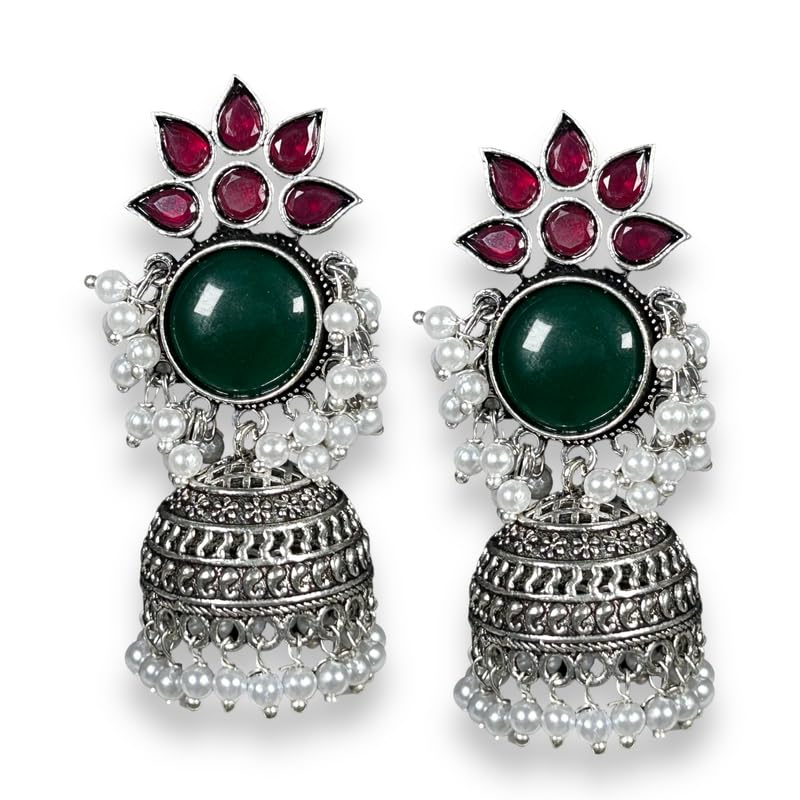 See full amazon price history chart for TIEDROOTS Oxidized German-Silver Oxidized Jhumka Earrings for Women & Girls TIEDROOTS Oxidized German-Silver Oxidized Jhumka Earrings for Women & Girls (B0D96KD8NP) Amazon Price History, Amazon Price Tracker