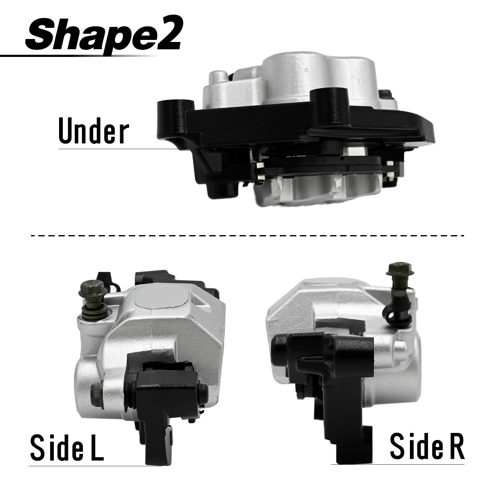 Amazon | topsense ビラーゴ 250 対応 フロントブレーキキャリパー