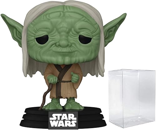 Miniatura 1 de POP Star Wars Ralph McQuarrie Concept - Yoda Funko Pop! Figura de vinilo (incluye funda protectora compatible con POP Box), multicolor, 3.75 pulgadas