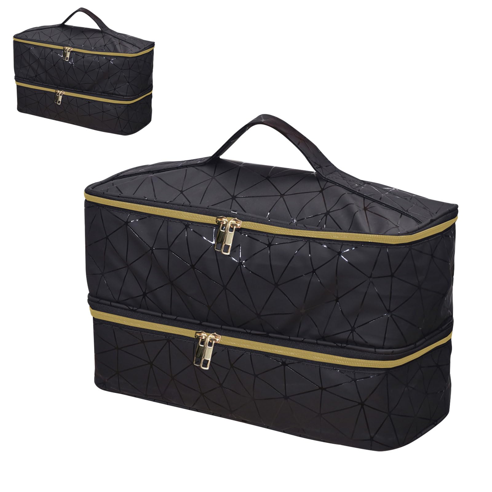 HGENAHGTF Stylish Hair Dryer Carry Organiser PU Portable with Handle for Modern Homes Stylish Organiser