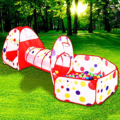 Goodlucky365 Giochi per bambini tenda Tunnel tenda...