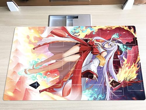 Miniatura 4 de Alfombra de juego Kaiba Seto de ojos azules Dragón Blanco CCG TCG Alfombrilla de juego de cartas + bolsa gratis (ZD014-217-A)