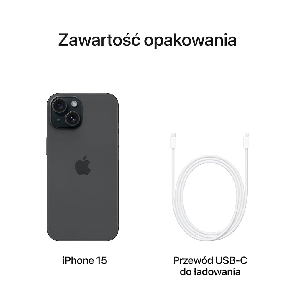 ⭐︎Apple iPhone 15 ブラック 本体⭐︎ IPhone 15 - ceny, opinie, sklepy - kup tanio na Ceneo.pl