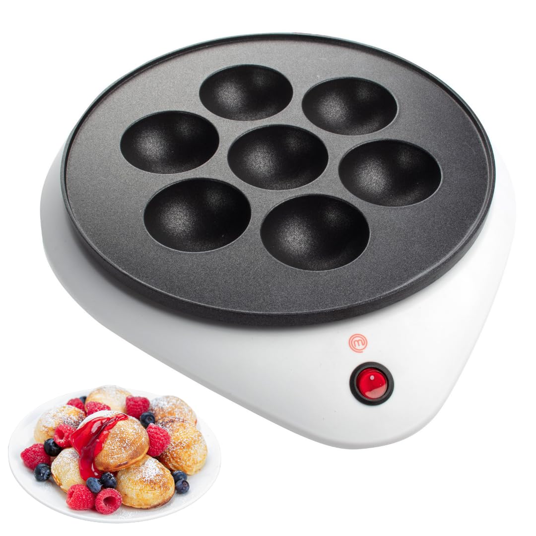 MasterChef Electric Ebelskiver Maker Delicious Homemade Japanese Takoyaki