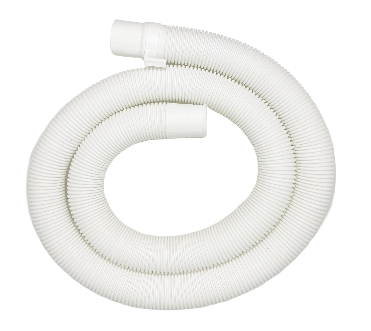 SBD 7 Meter easyfit Top load Fully/Semi Load Washing Machine Outlet Drain Waste Water Hose Flexible Hose Pipe| Corrugated Leakagefree Flexible Drain Outlet Pipe (Pack Of 1) (White, 7Mtr)