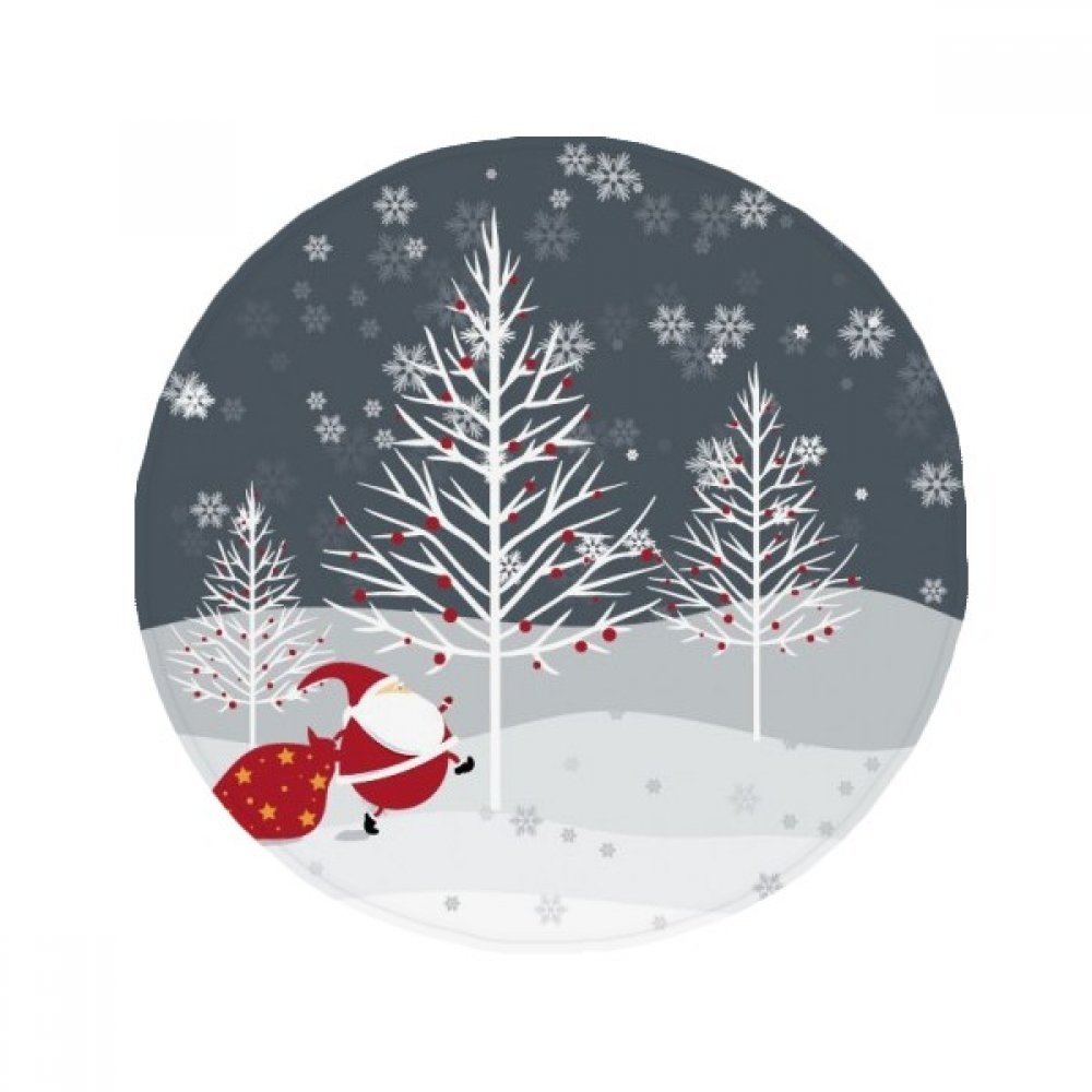 Tapis de sol Père Noël et arbre festif, une idée cadeau de Noël originale